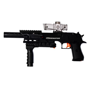 اسباب بازی تفنگ تیر ژله ای شارژی Desert Eagle Tactical مدل d8a -اسباب بازی تفنگ